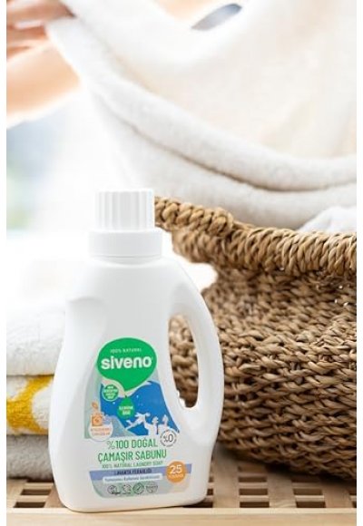 %100 Doğal Çamaşır Sabunu Bitkisel Deterjan Yumuşatıcı Gerektirmez Konsantre Vegan 750 ml