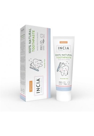 %100 Doğal Diş Macunu Bebek ve Çocuk Karışık Meyve Aromalı Florürsüz 50 ml