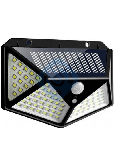 Geniş Açılı Solar 100 LED 3 Modlu Harekete Duyarlı Güneş Enerjili LED Suya Dayanıklı Solar Bahçe LED Aydınlatma Işık Hareket Sensörlü Işık Yüksek Işık Aydınlatma