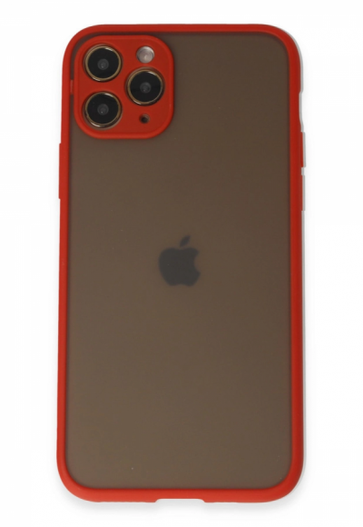 Apple İphone 11 Pro Kılıf Montreal Silikon Kapak - Kırmızı