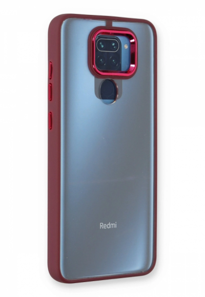 Xiaomi Redmi Note 9 Kılıf Dora Kapak - Kırmızı