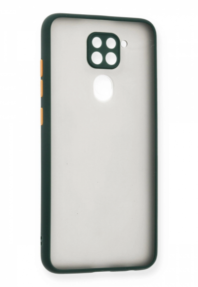 Xiaomi Redmi Note 9 Kılıf Montreal Silikon Kapak - Yeşil