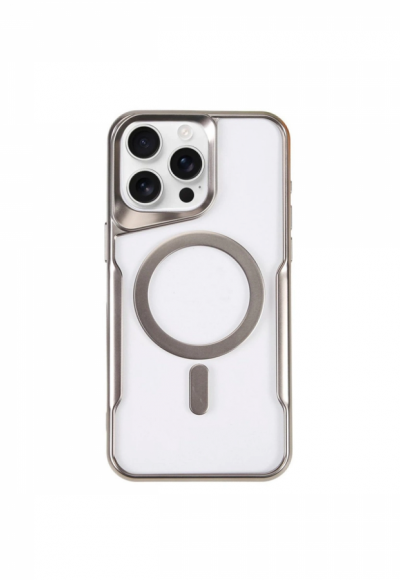 Apple İphone 11 Pro Max Kılıf Boyi Magsafe Silikon Kapak - Gümüş