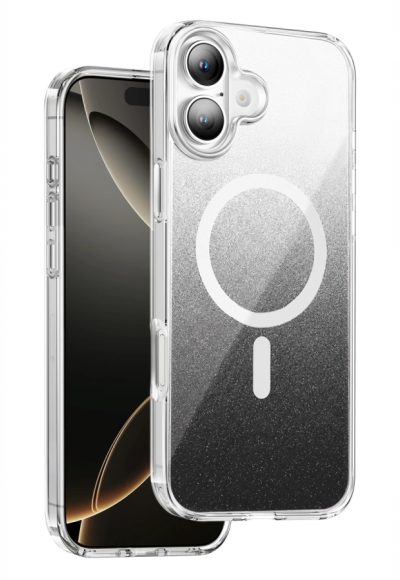 Onegif Apple İphone 16 Sora Simli Magsafe Kapak - Siyah