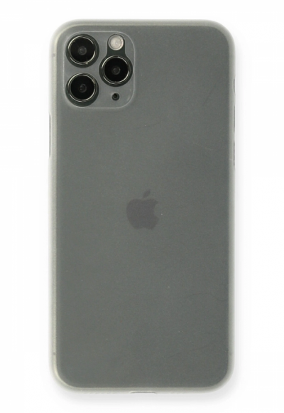 Apple İphone 11 Pro Max Kılıf Pp Ultra İnce Kapak - Beyaz