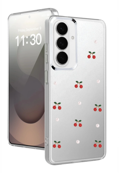 Samsung Galaxy S26 Plus Fiyonk Desenli Kapak - Desen 9