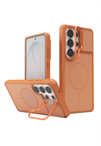 Joko Samsung Galaxy S26 Ultra Pale Magsafe Standlı Kapak - Turuncu