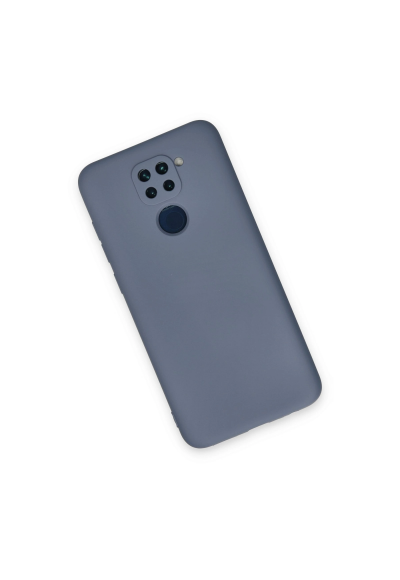 Xiaomi Redmi Note 9 Kılıf Nano İçi Kadife Silikon - Gri