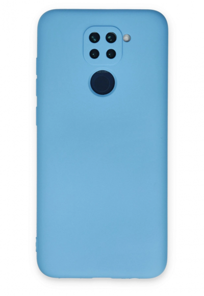 Xiaomi Redmi Note 9 Kılıf Nano İçi Kadife Silikon - Mavi