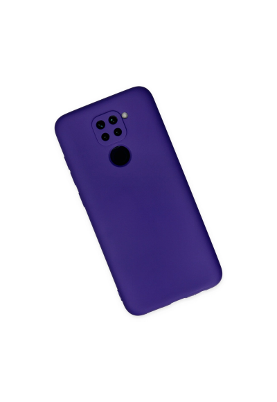 Xiaomi Redmi Note 9 Kılıf Nano İçi Kadife Silikon - Mor