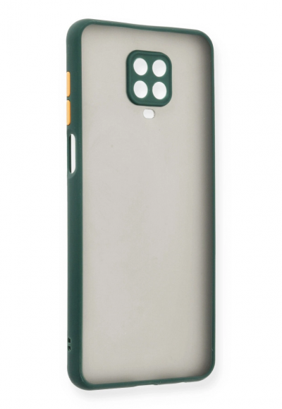 Xiaomi Redmi Note 9 Pro Kılıf Montreal Silikon Kapak - Yeşil