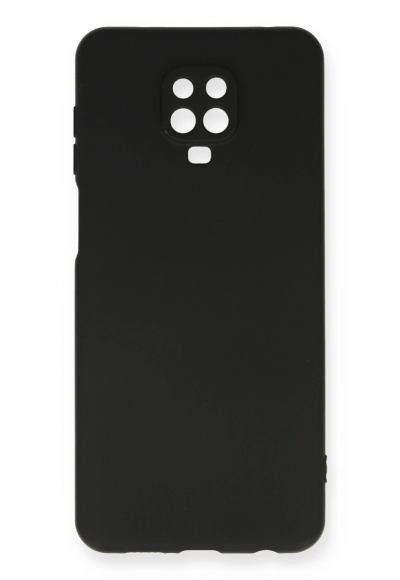 Xiaomi Redmi Note 9 Pro Kılıf Nano İçi Kadife Silikon - Siyah