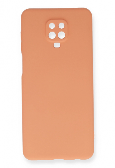 Xiaomi Redmi Note 9 Pro Kılıf Nano İçi Kadife Silikon - Turuncu
