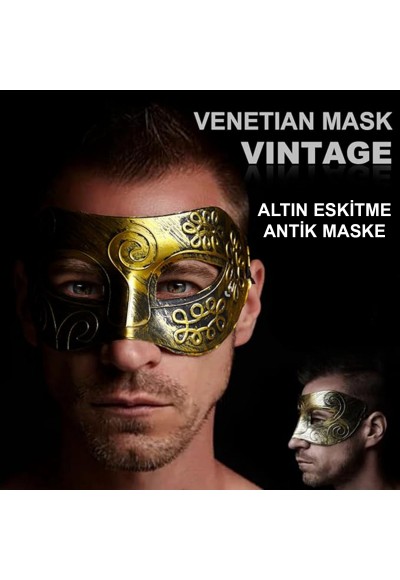 Antik Tarz Balo Maskesi