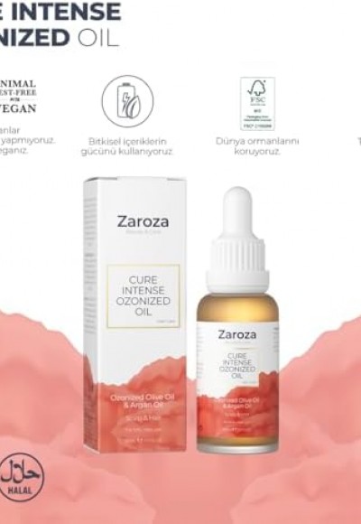 Zaroza Saç Dökülmesine Karşı Ozonlu Yoğun Bakım Yağı 30 ml