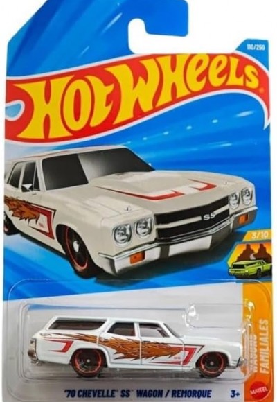 Tekli Arabalar 70 CHEVELLE SS WAGON/REMORQUE (KISA KART) JJJ70